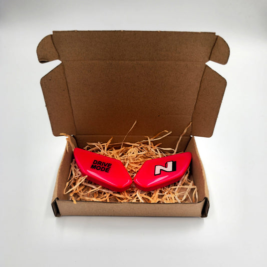 Set exclusivo de botones Hyundai N Rojo – Drive Mode + N Mode