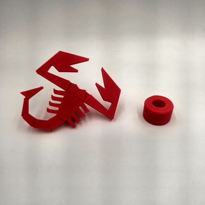 Escorpión 3D para Rejilla Inferior Trasera Abarth – Accesorio Deportivo