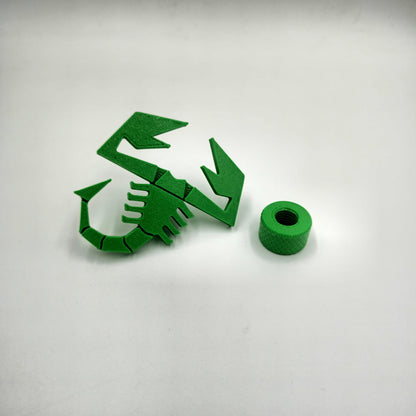 Escorpión 3D para Rejilla Inferior Trasera Abarth – Accesorio Deportivo