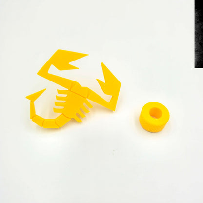 Escorpión 3D para Rejilla Inferior Trasera Abarth – Accesorio Deportivo