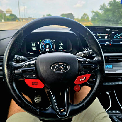 Set exclusivo de botones Hyundai N Rojo – Drive Mode + N Mode