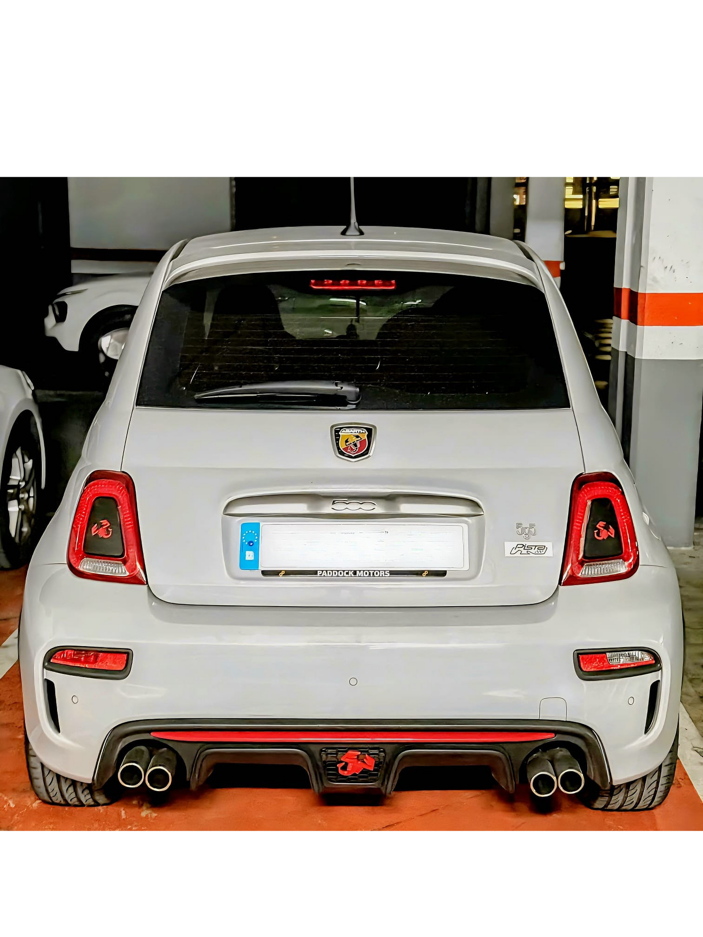 Escorpión 3D para Rejilla Inferior Trasera Abarth – Accesorio Deportivo